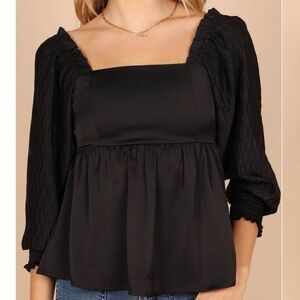 Petal & Pup - Montana Satin Babydoll Top